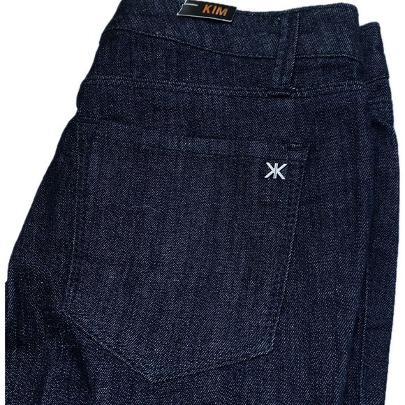 NWT Kim Kardashian Kollection Premium Denim Curvy Skinny Jeans Dark Wash Blue 6 - Picture 4 of 7